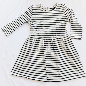 striped knit dress size L